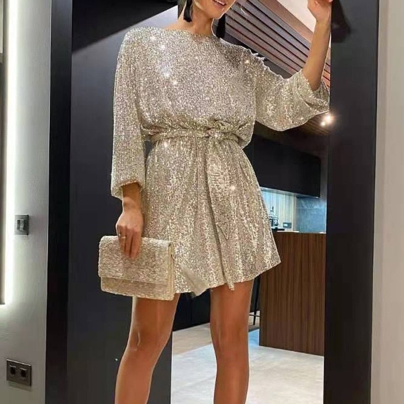 Charly Loose Mini Party Dress