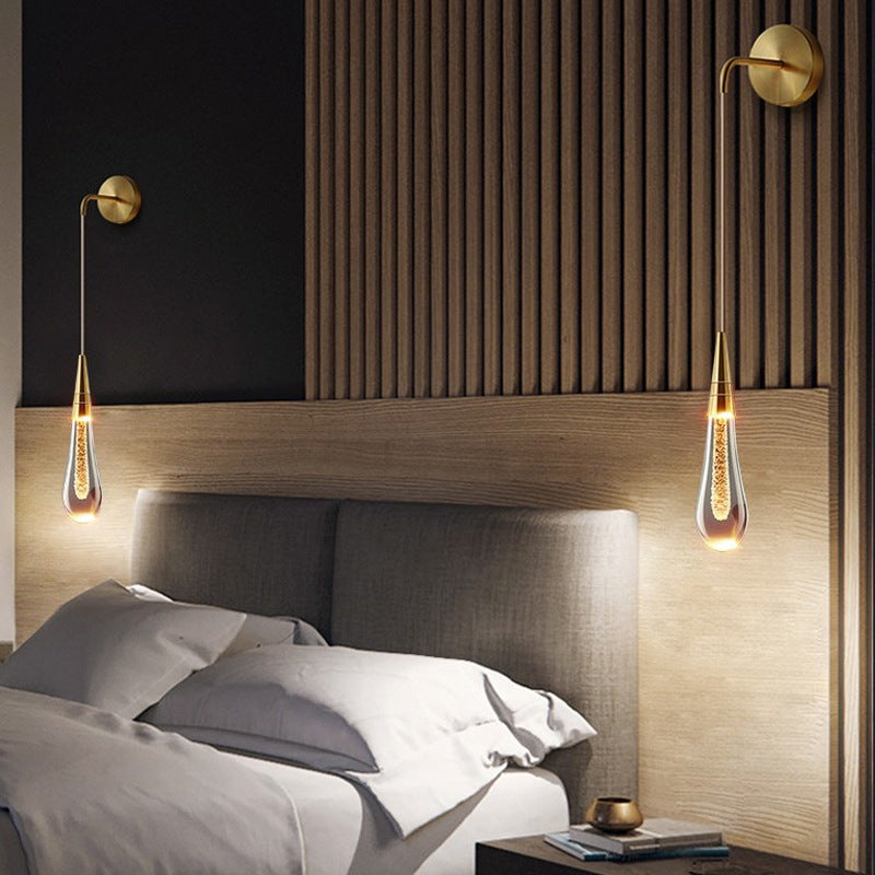Charly | LumeTear LED Wall Light in Teardrop Design