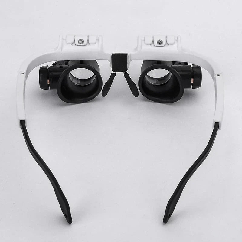 Charly | Magnifying Glass Glasses with LED Lighting