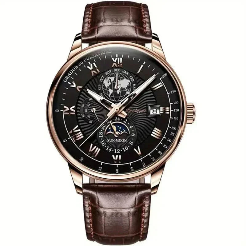 Charly | Mechanical Men’s Luxury Watch with Moonphase
