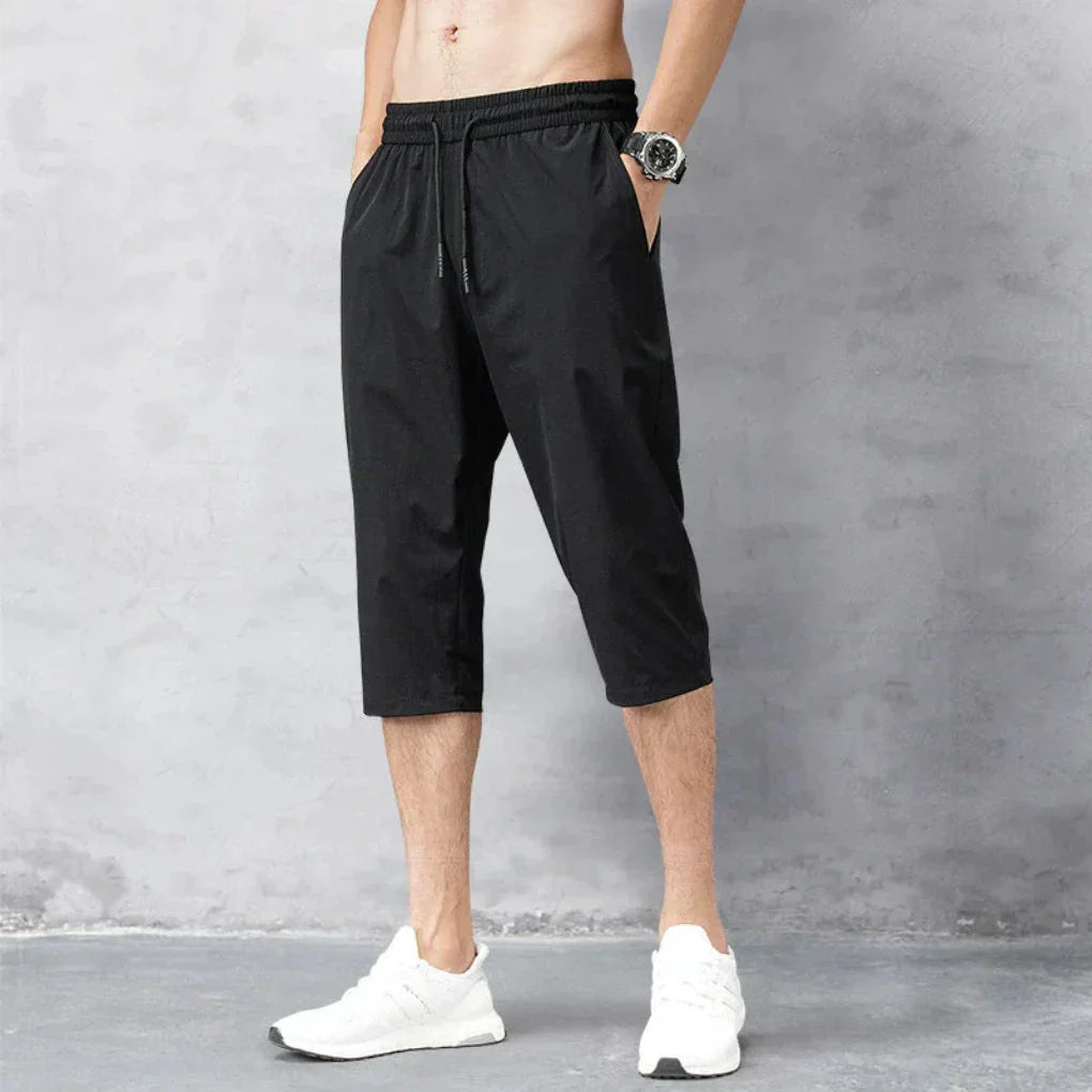 Charly | Men's 3/4 Pants – Athletic Fit, Drawstring Waist