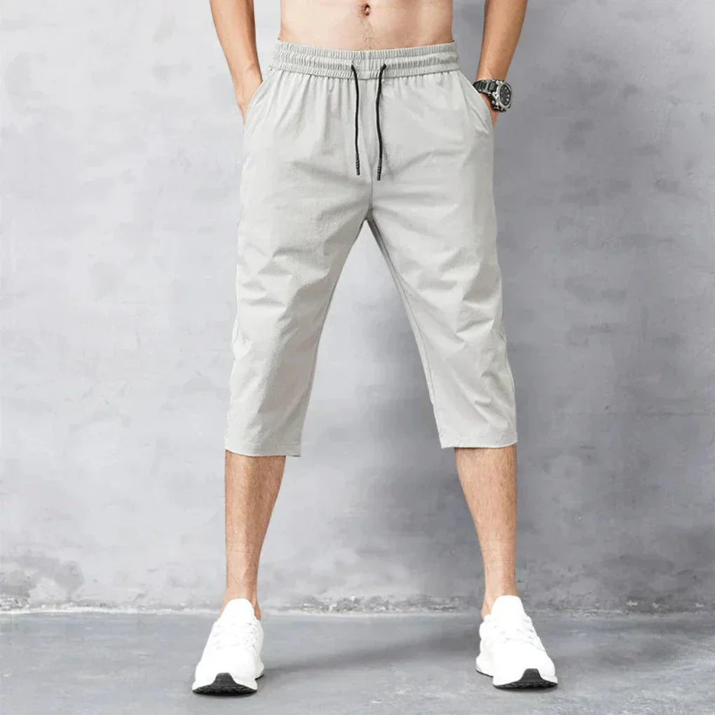 Charly | Men's 3/4 Pants – Athletic Fit, Drawstring Waist