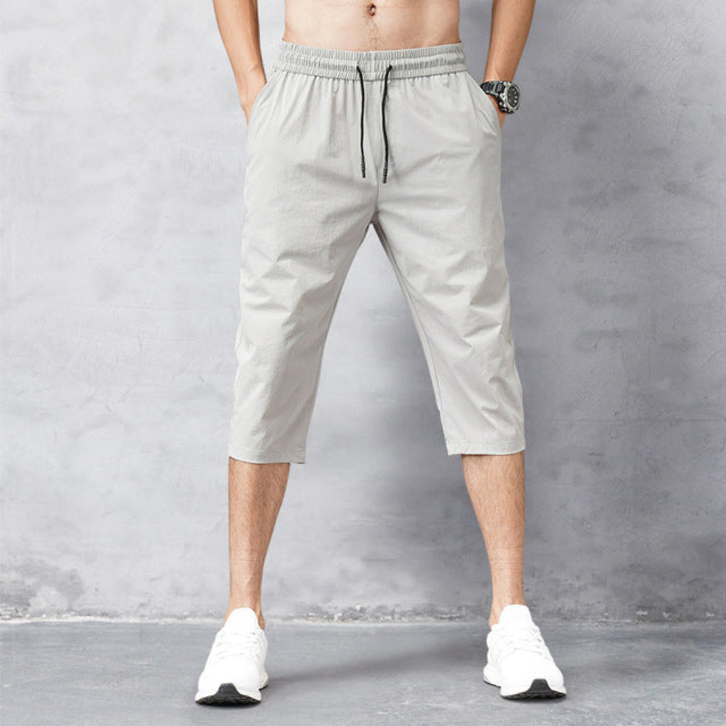 Charly | Men's 3/4 Pants – Athletic Fit, Drawstring Waist