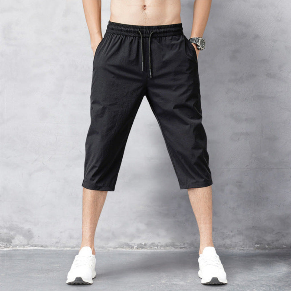 Charly | Men's 3/4 Pants – Athletic Fit, Drawstring Waist