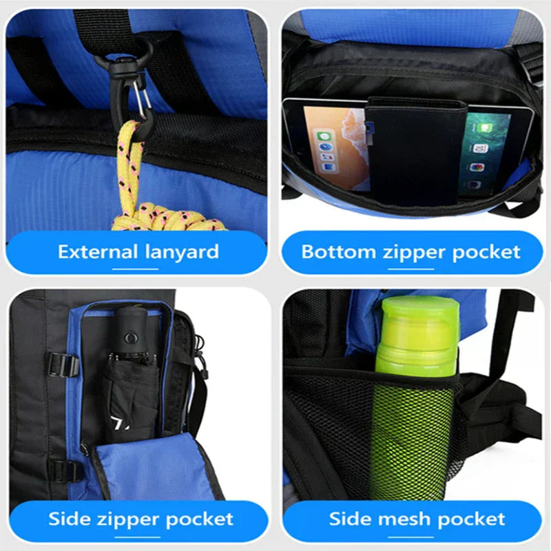 Charly | Men's 90L Hiking Backpack with Multiple Compartments