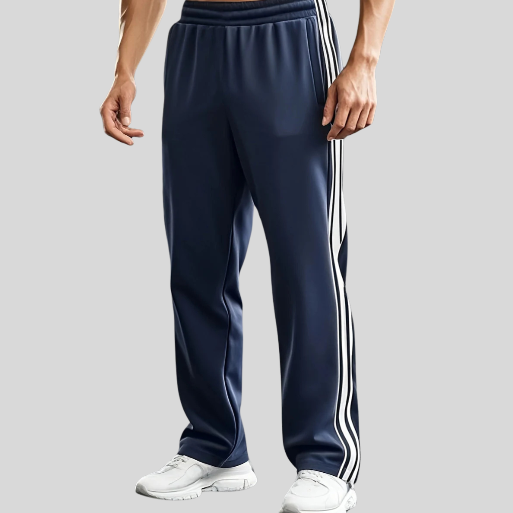 Charly | Men's Athletic Track Pants with Side Stripes