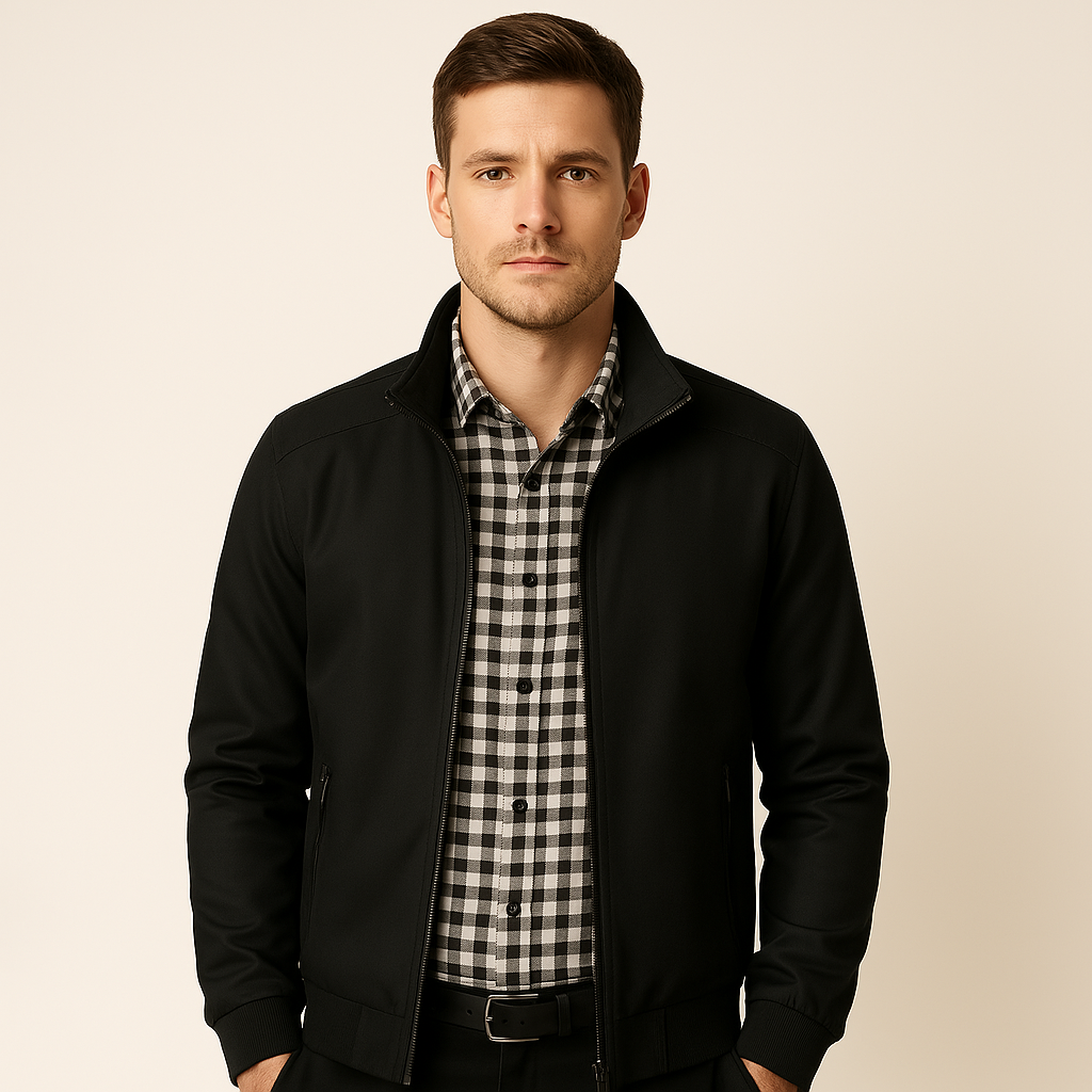 Charly | Men's Bomber Jacket with Zipper Pockets