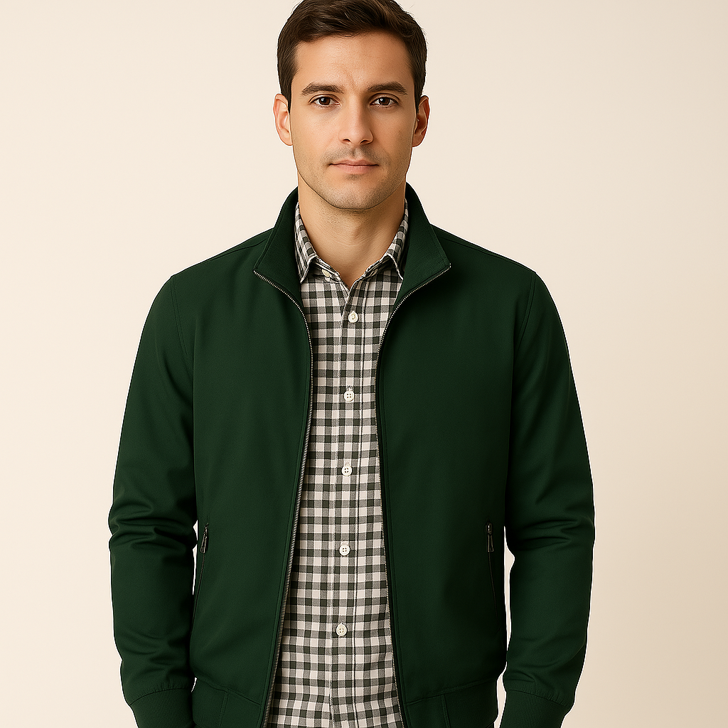 Charly | Men's Bomber Jacket with Zipper Pockets
