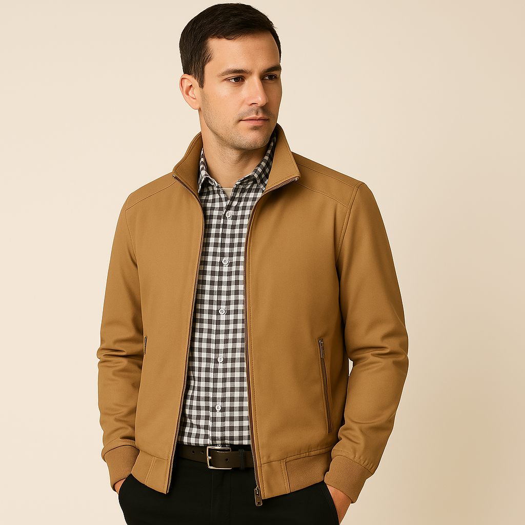 Charly | Men's Bomber Jacket with Zipper Pockets