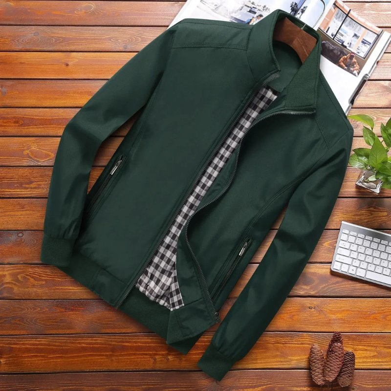 Charly | Men's Bomber Jacket with Zipper Pockets