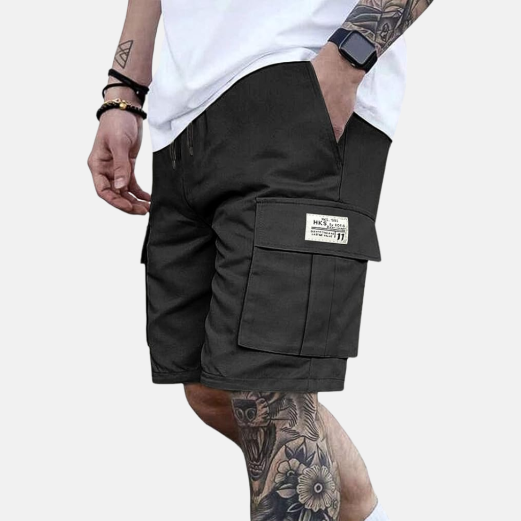 Charly | Men's Cargo Shorts with Lace-Up Waist