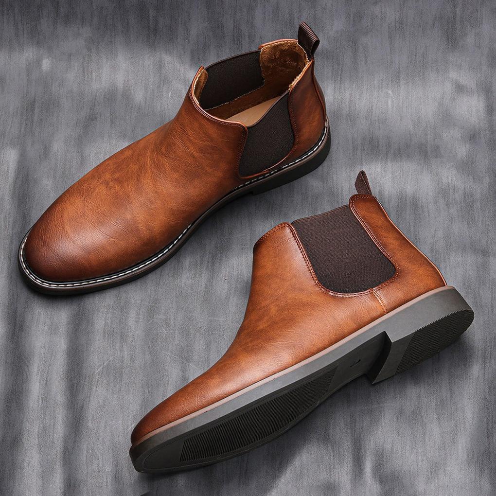 Charly | Men's Chelsea Boots with Elastic Side Panels