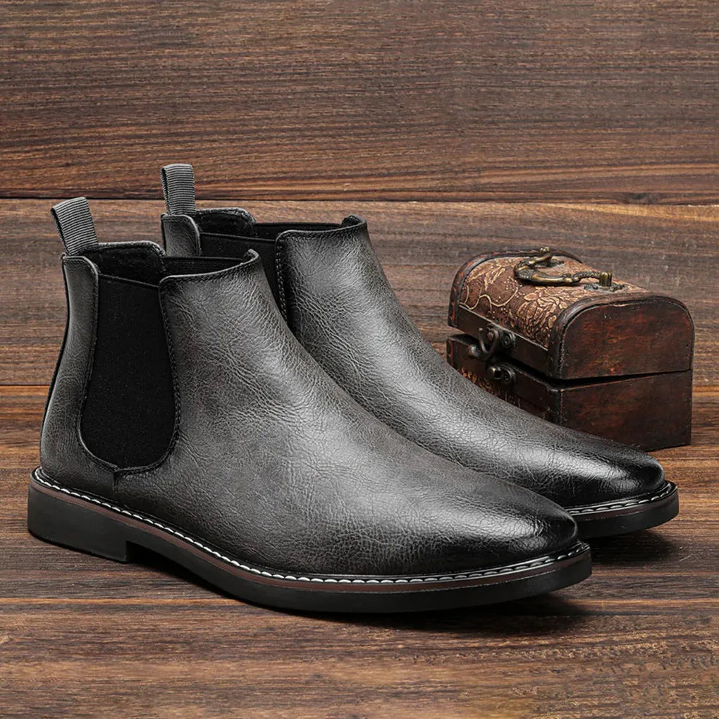 Charly | Men's Chelsea Boots with Elastic Side Panels