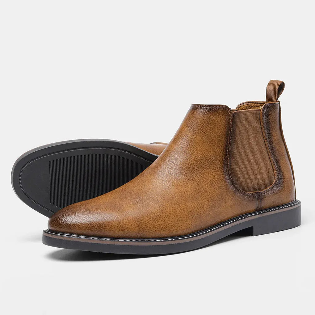 Charly | Men's Chelsea Boots with Elastic Side Panels