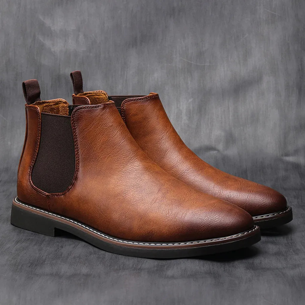 Charly | Men's Chelsea Boots with Elastic Side Panels