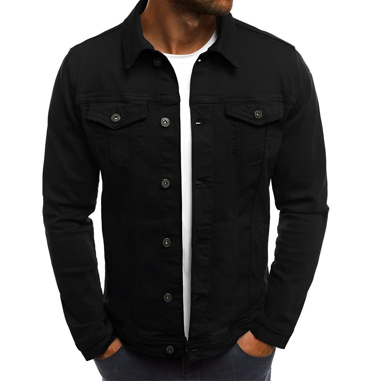 Charly | Men's Classic Denim Jacket – Lightweight Summer Style
