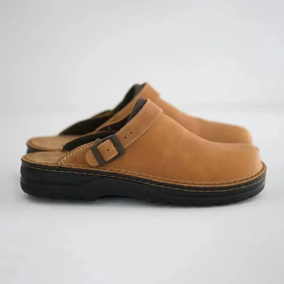 Charly | Men's Clogs With Buckle Strap