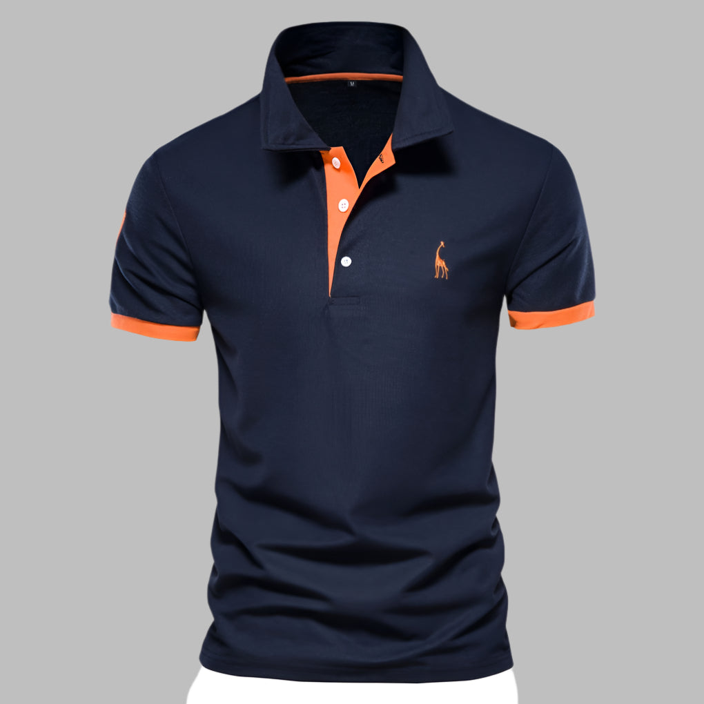 Charly | Men's Contrast Trim Polo Shirt