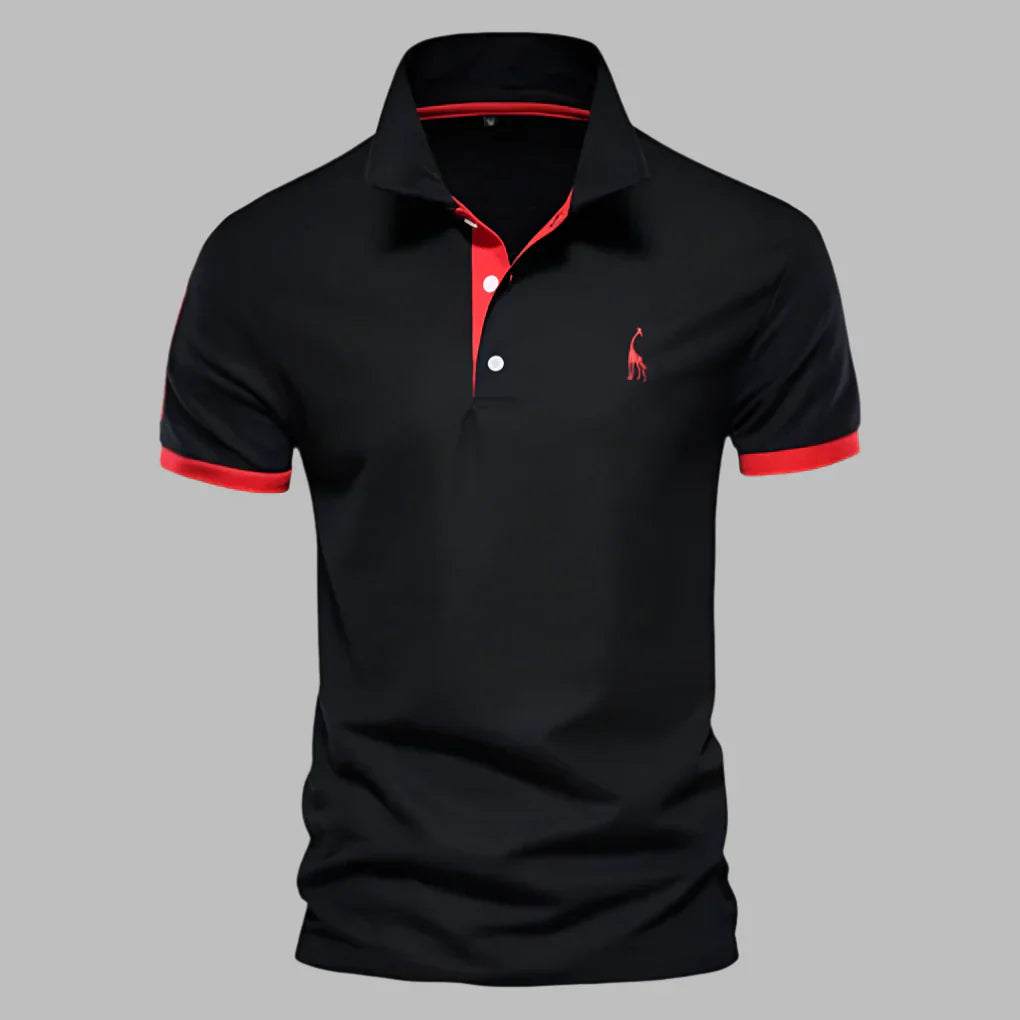 Charly | Men's Contrast Trim Polo Shirt