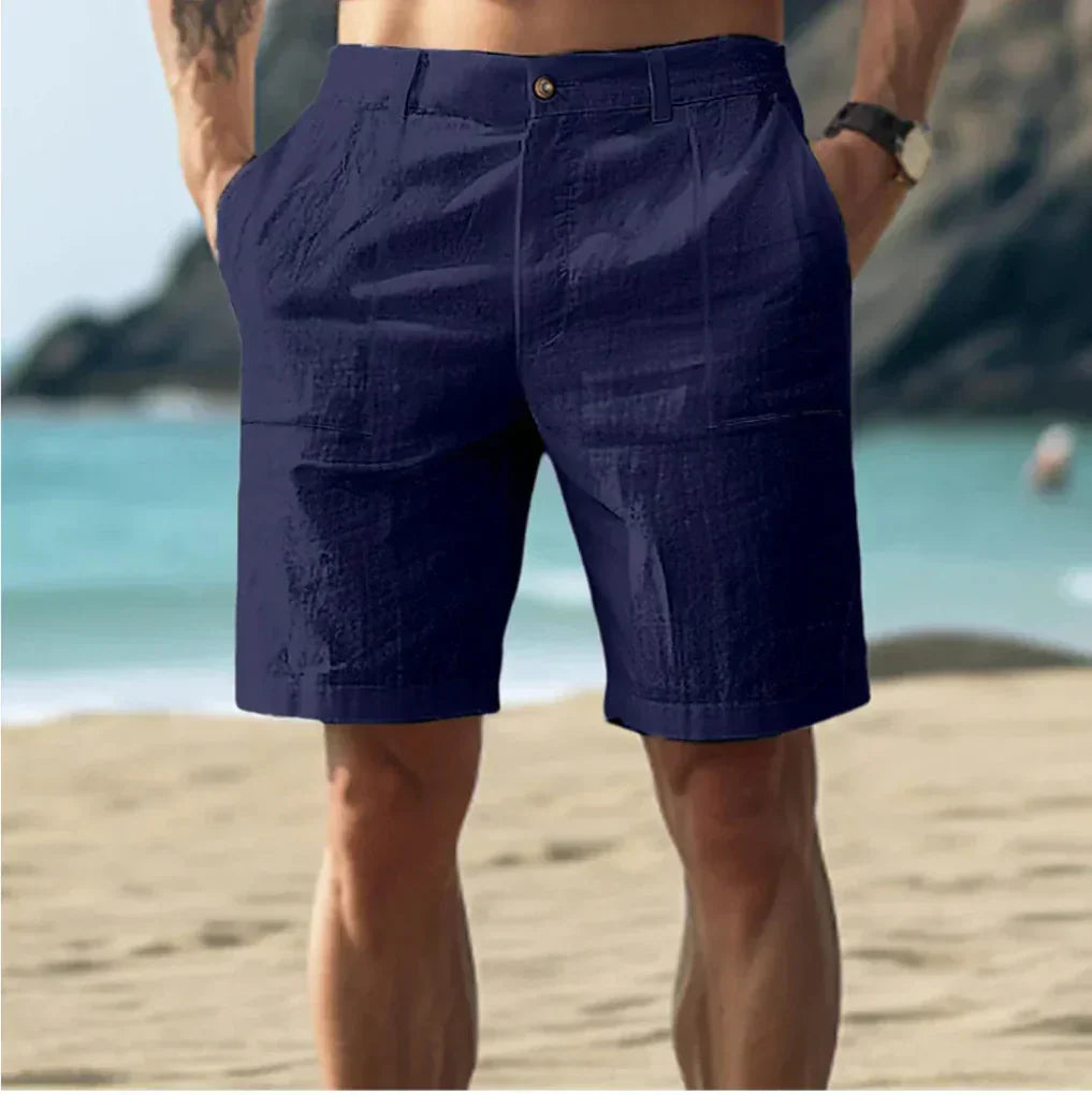 Charly | Men's Drawstring Linen Shorts