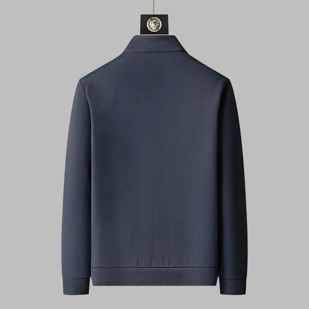 Charly | Men's Full Zip Tracksuit Set Textured Jacket and Joggers