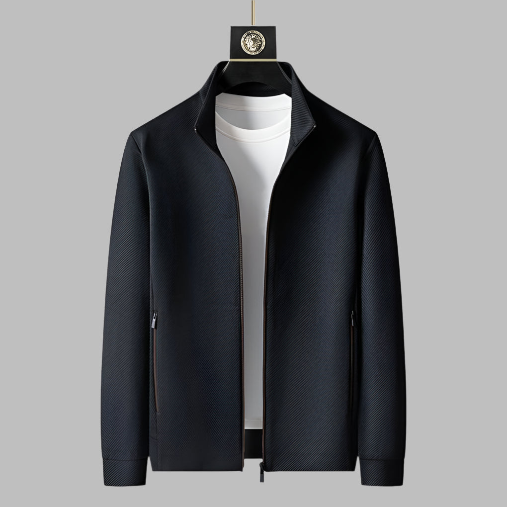 Charly | Men's Full Zip Tracksuit Set Textured Jacket and Joggers