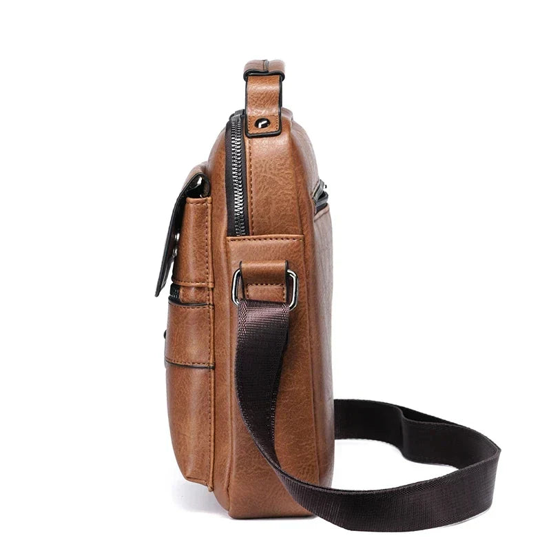 Charly | Men's Genuine Leather Shoulder Bag | Durable, Adjustable Strap & Ideal for Work or Leisure