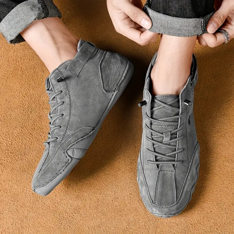 Charly | Men's High-Top Sneakers with Lace-Up Closure