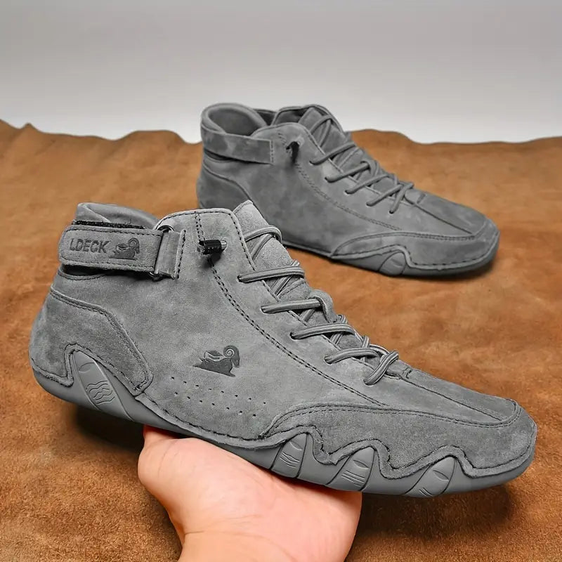 Charly | Men's High-Top Sneakers with Lace-Up Closure