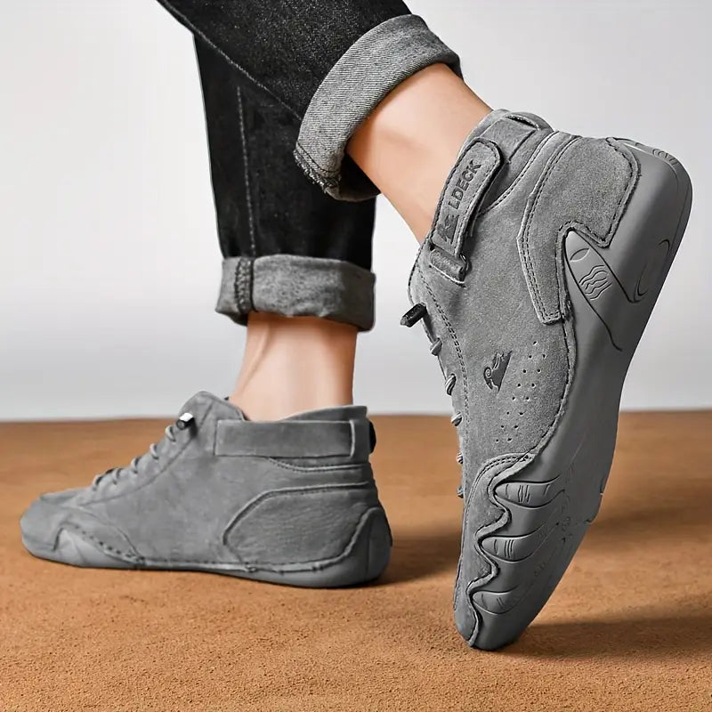 Charly | Men's High-Top Sneakers with Lace-Up Closure