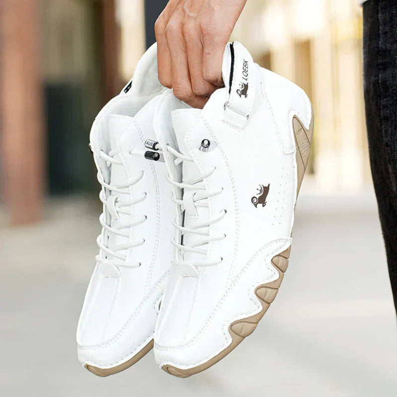 Charly | Men's High-Top Sneakers with Lace-Up Closure