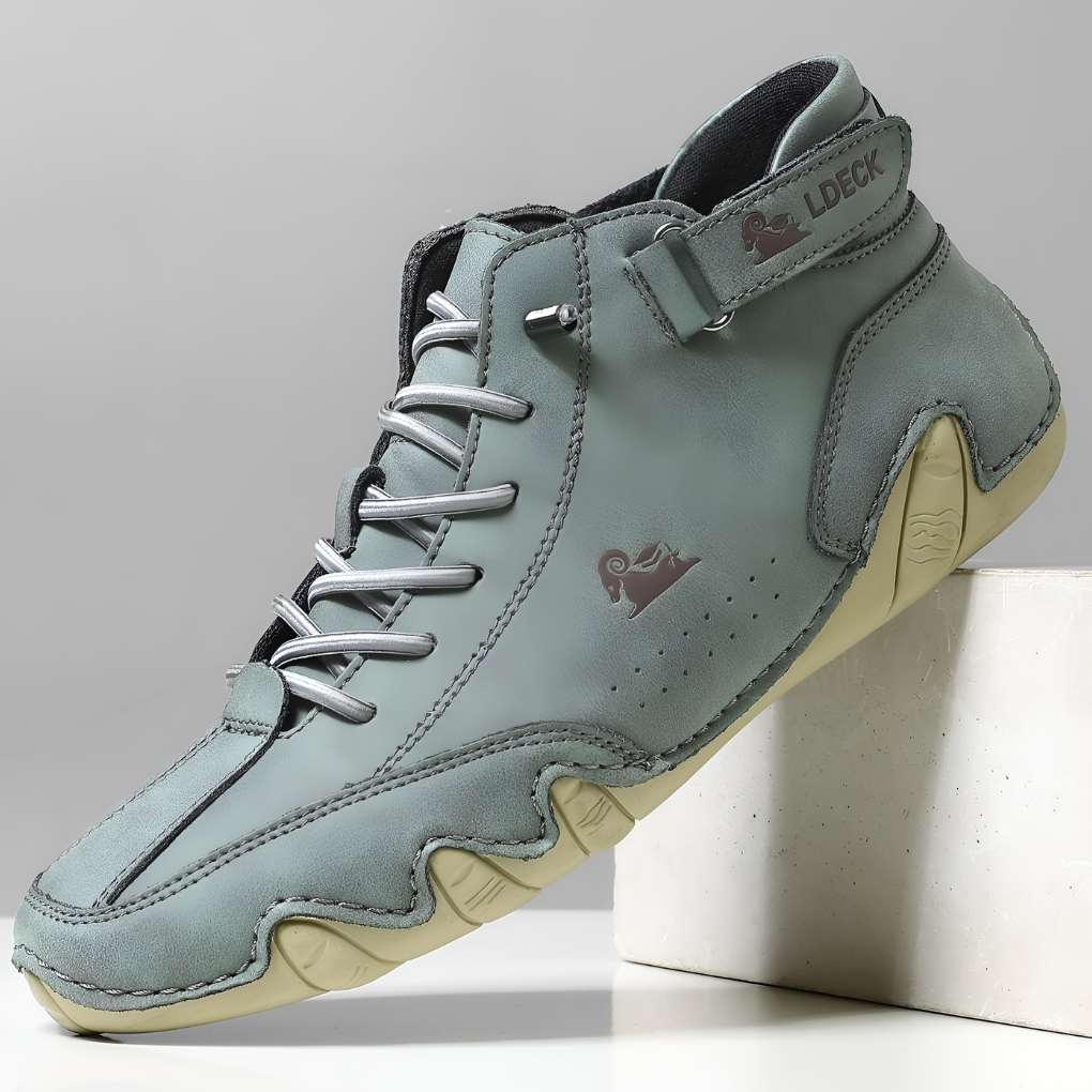 Charly | Men's High-Top Sneakers with Lace-Up Closure