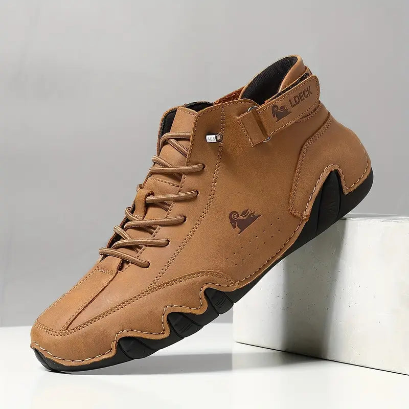 Charly | Men's High-Top Sneakers with Lace-Up Closure