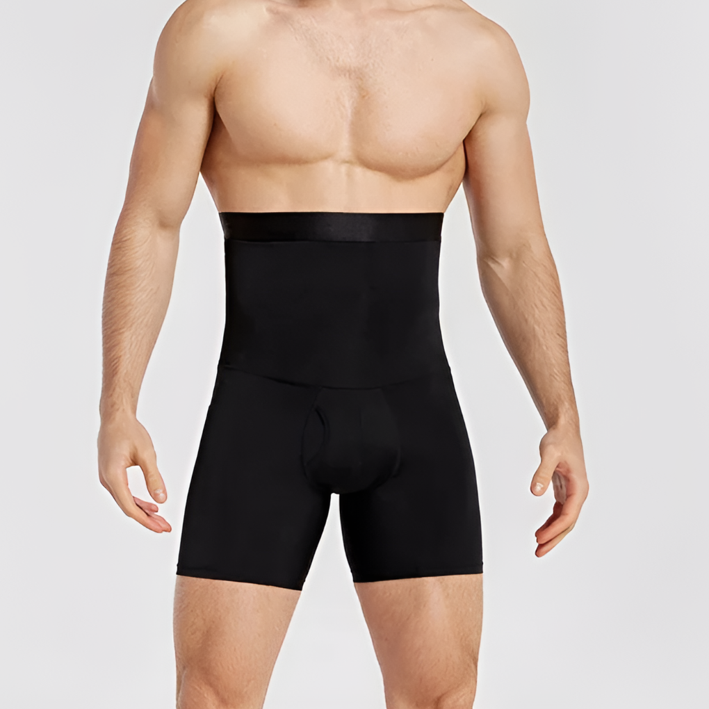 Charly | Men's High-Waisted Compression Shorts with Tummy Control