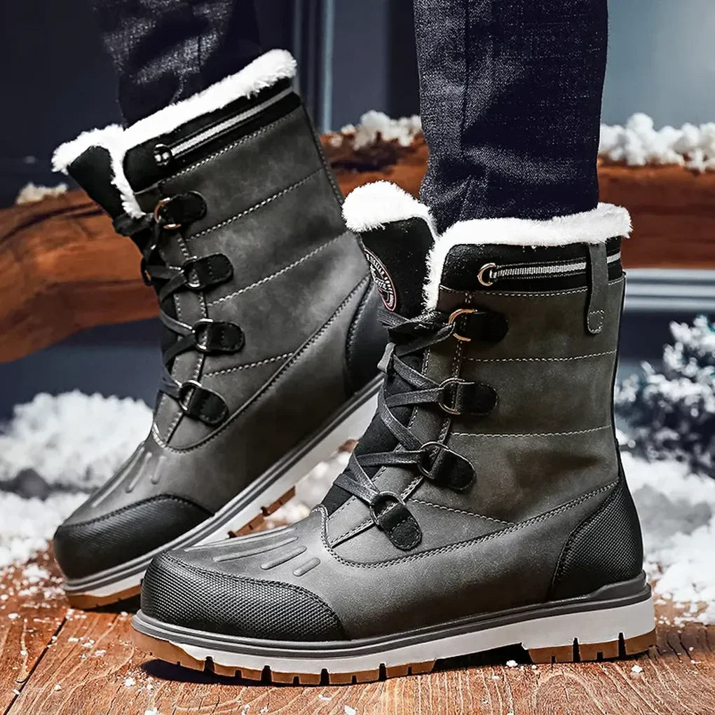 Charly | Men's Insulated Snow Boots with Fur Lining
