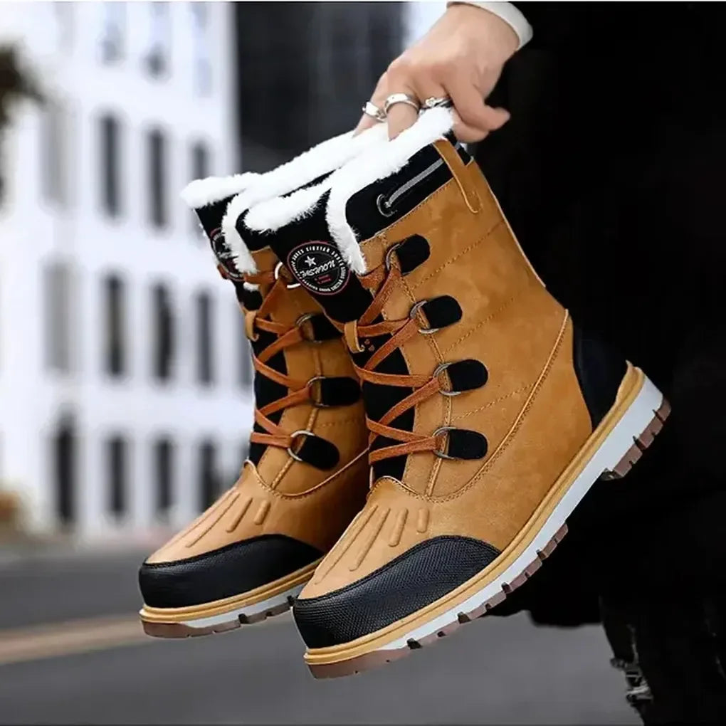 Charly | Men's Insulated Snow Boots with Fur Lining