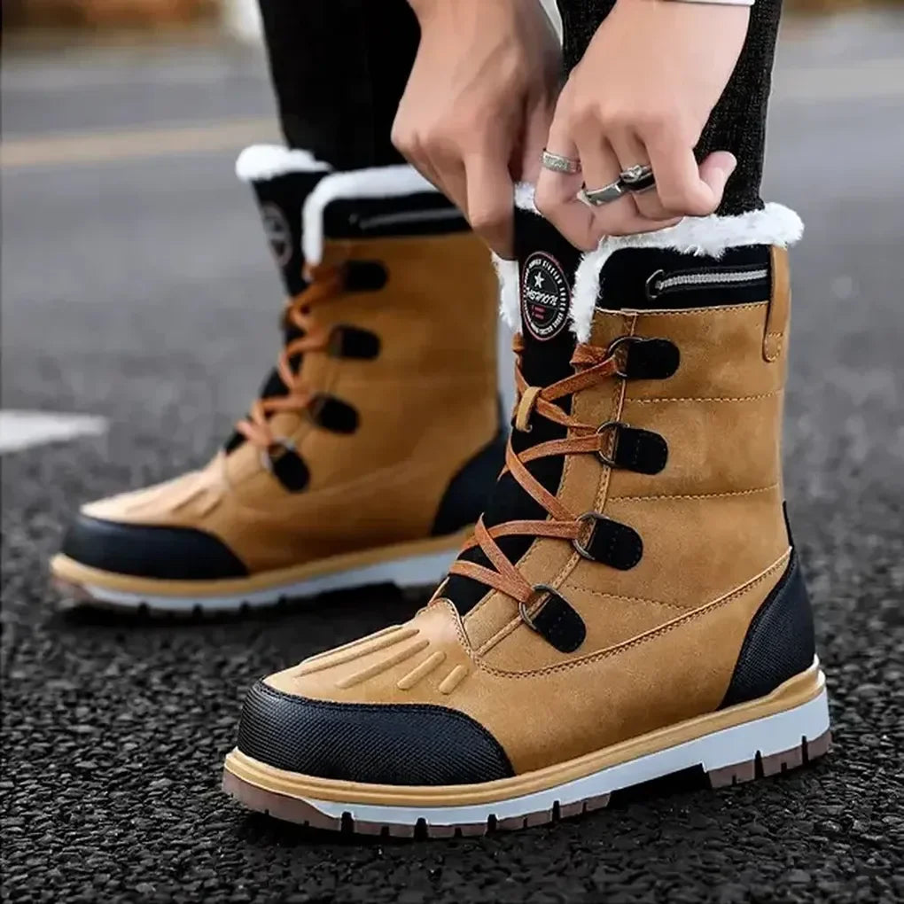 Charly | Men's Insulated Snow Boots with Fur Lining