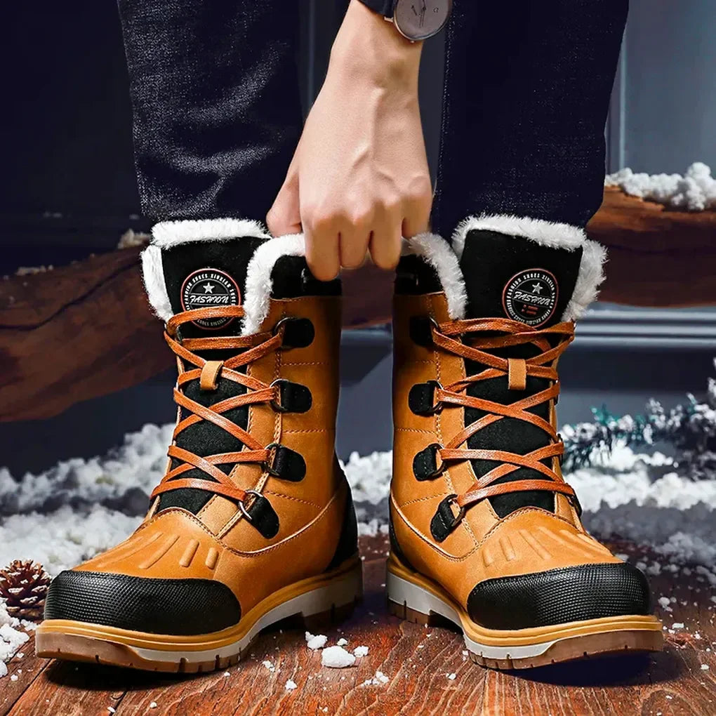 Charly | Men's Insulated Snow Boots with Fur Lining