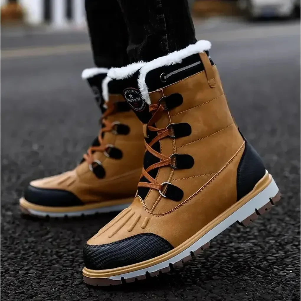 Charly | Men's Insulated Snow Boots with Fur Lining