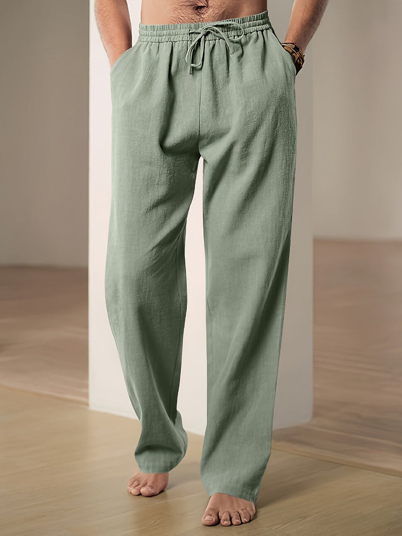 Charly | Men's Linen Drawstring Pants