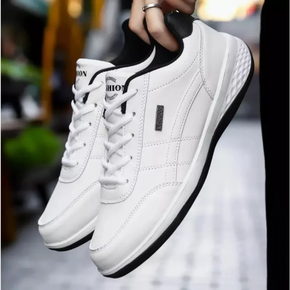 Charly | Men's Orthopedic Sneakers with Side Stripe