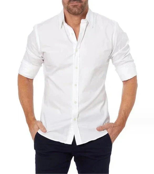 Charly | Men's Oxford Zip Shirt