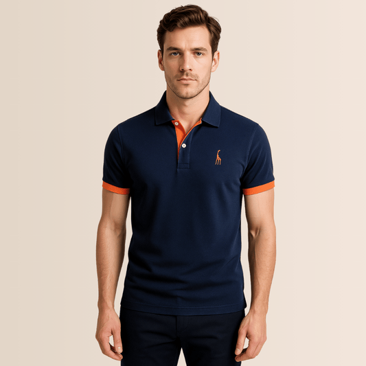 Charly | Men's Polo Shirt with Contrasting Trim