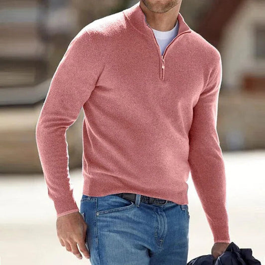 Charly | Men's Quarter-Zip Knit Sweater