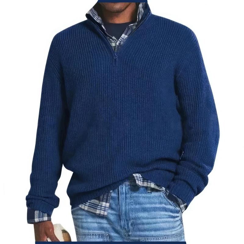 Charly | Men's Ribbed Quarter-Zip Sweater
