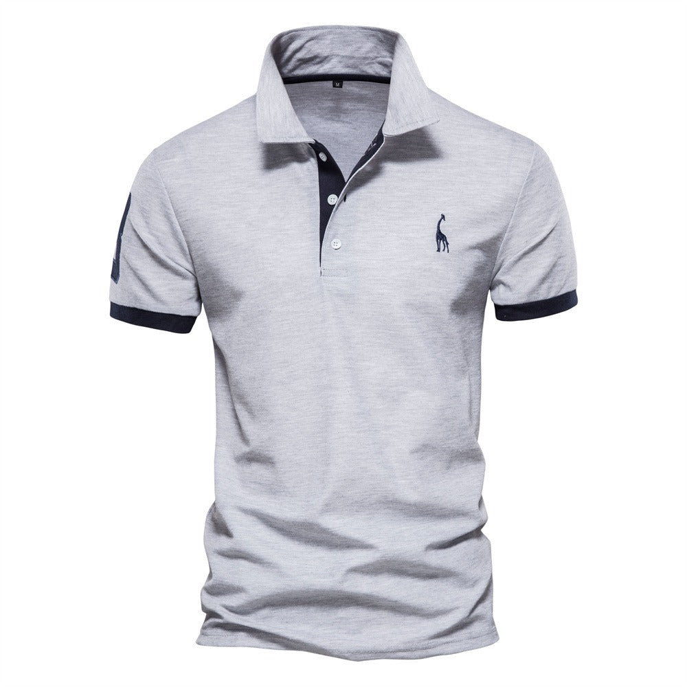 Charly | Men's Short Sleeve Polo Shirt with Contrast Trim