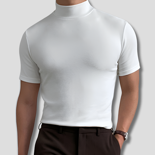 Charly | Men's Short Sleeve Turtleneck Shirt