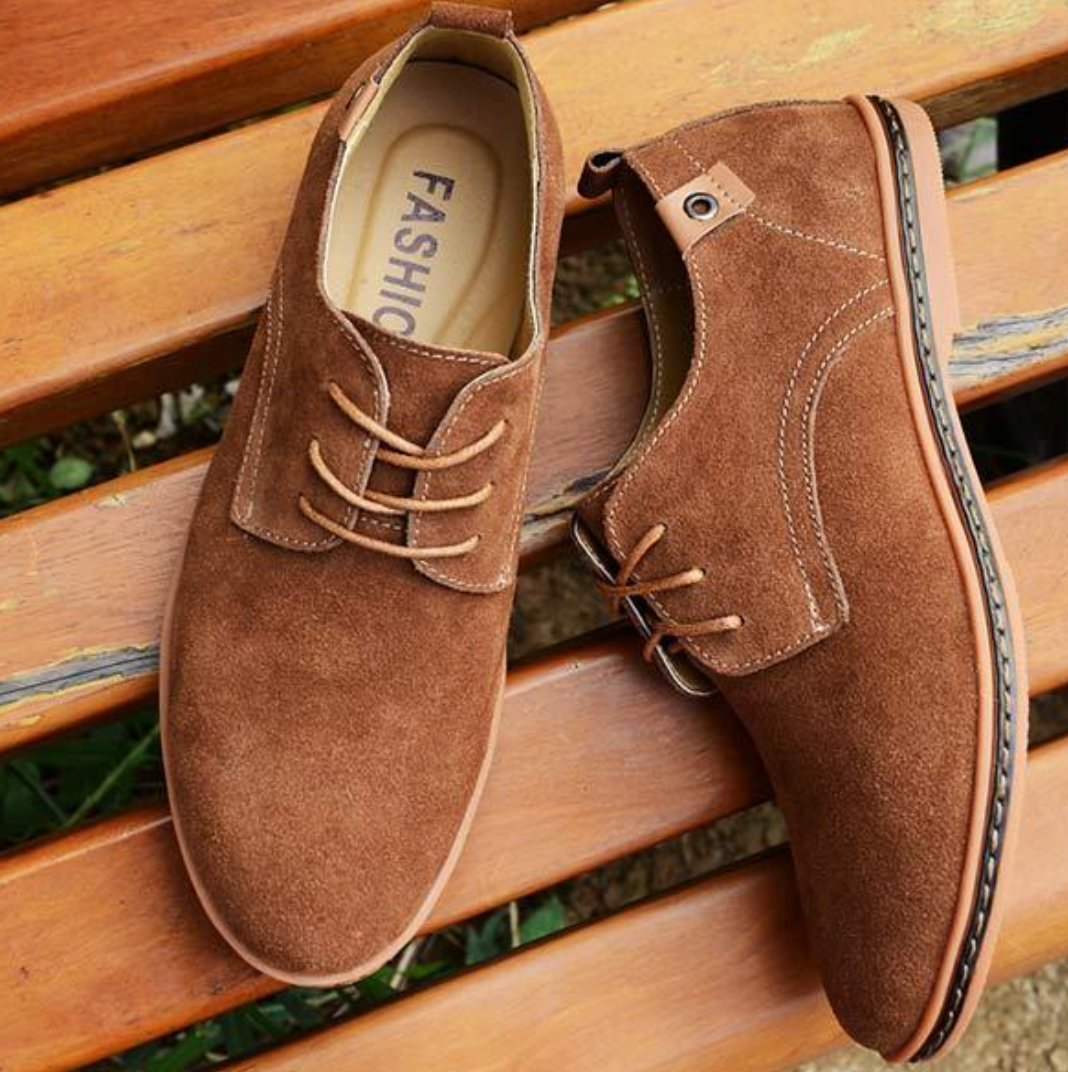 Charly | Men's Suede Lace-Up Derby Shoes