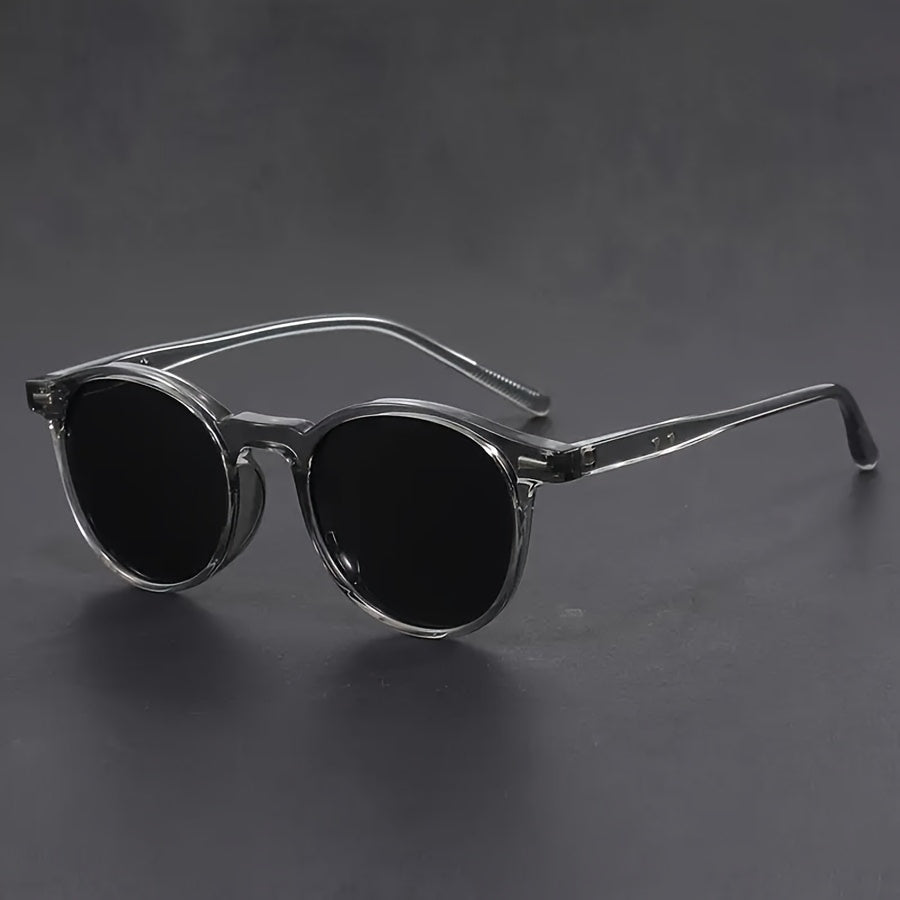 Charly | Men's Sunglasses RetroView – Round Tortoiseshell Glasses with Light Frame