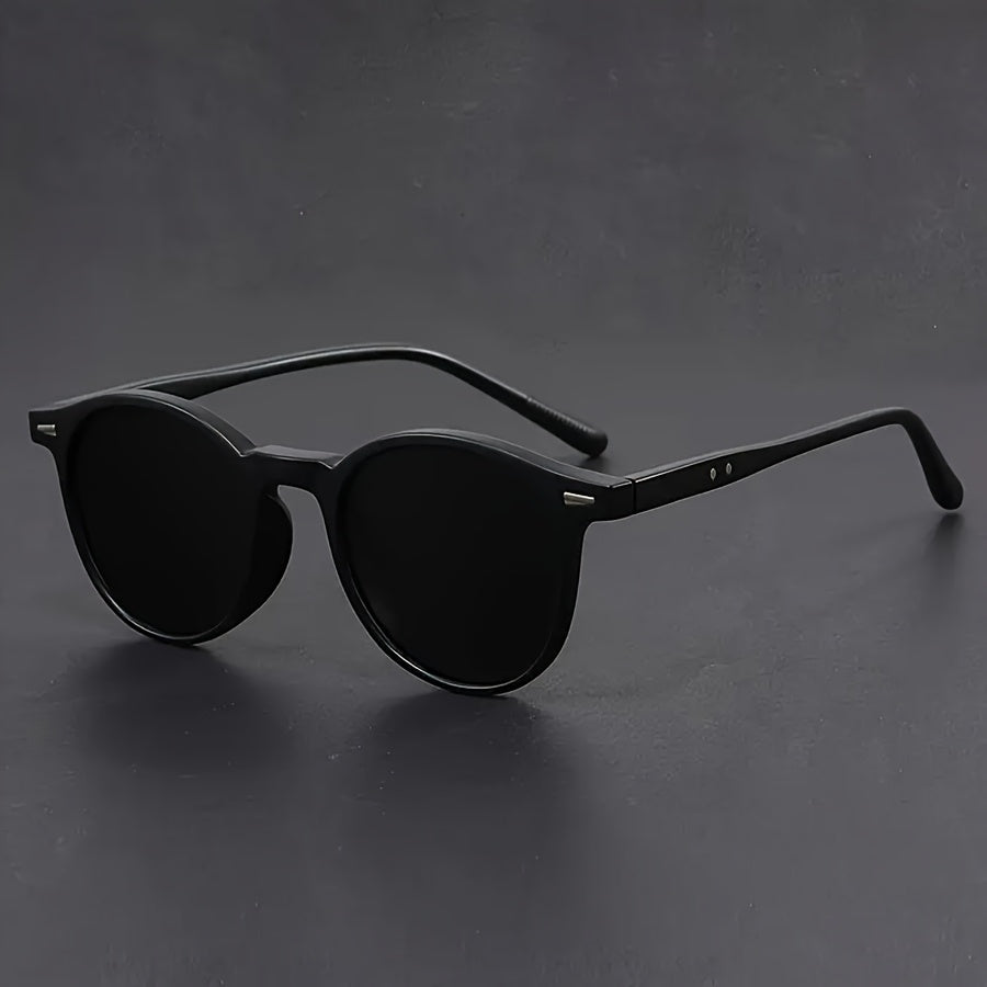 Charly | Men's Sunglasses RetroView – Round Tortoiseshell Glasses with Light Frame